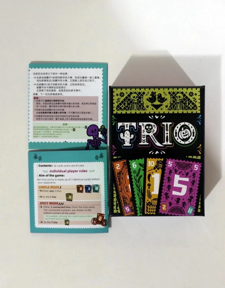 Trio Family Card Game Strategy Fun 3–6 Players Ages 8+ 2026 Game of the Year