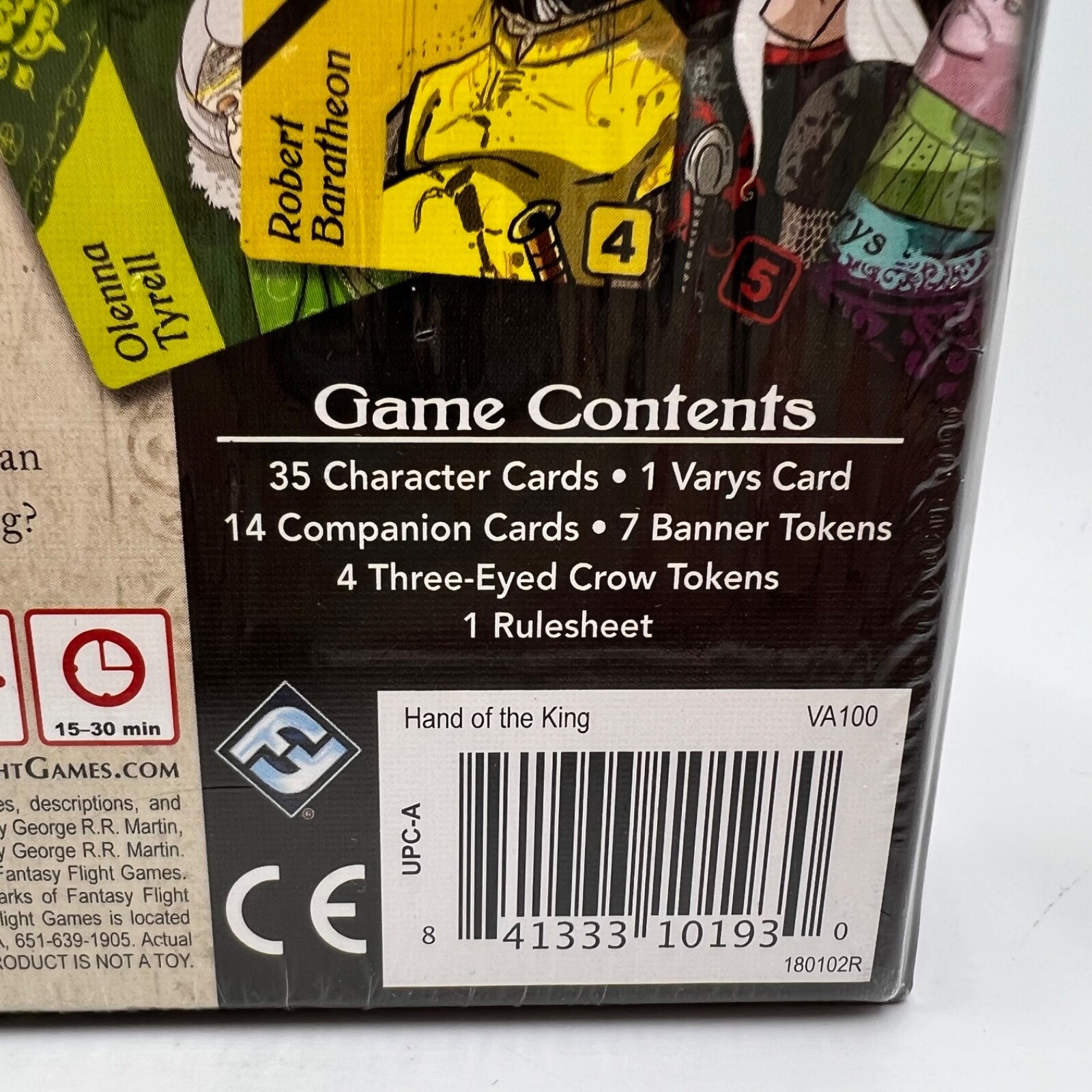 A Game of Thrones: Hand of the King Card Game A Whimsical Game Of Wits NEW