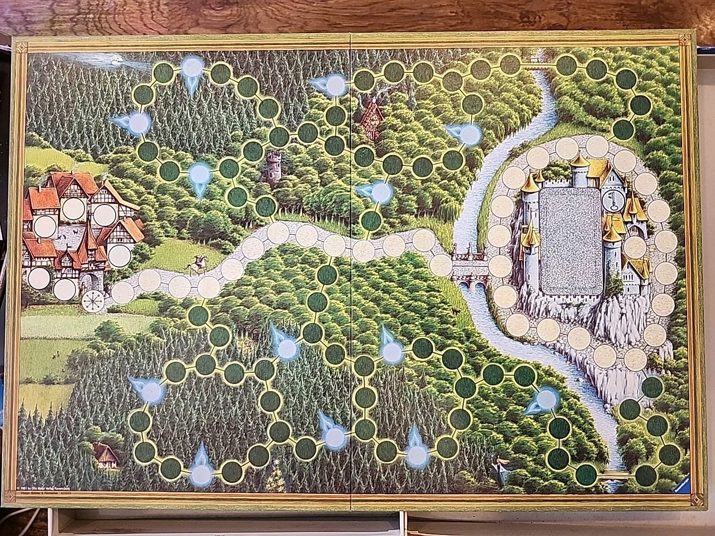 Enchanted Forest Treasure Hunt Board Game Ravensburger 1982 READ