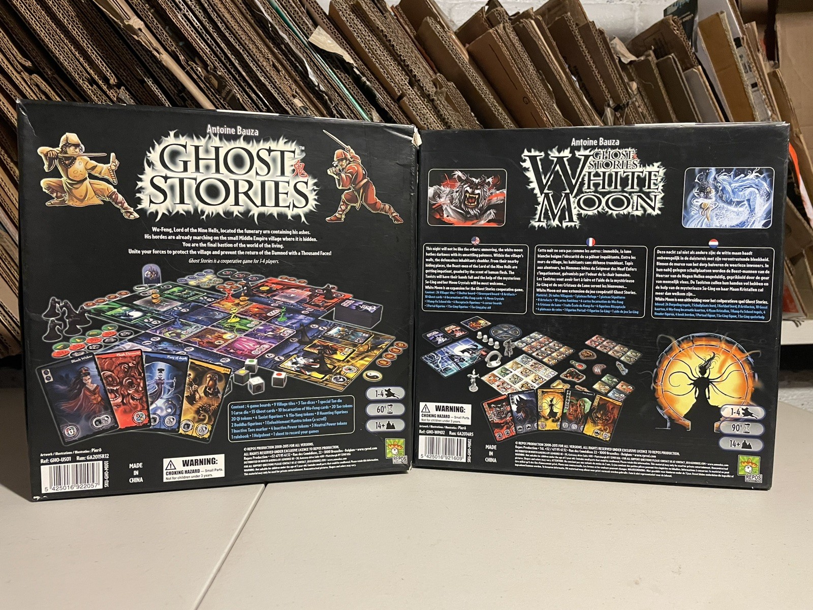 Ghost Stories Board Game with White Moon Expansion OOP! (See description)