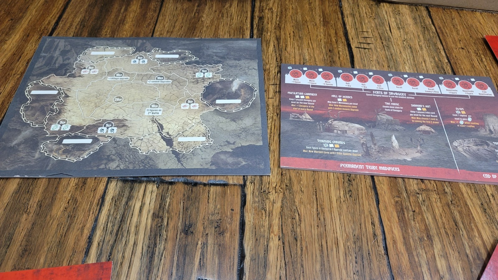 Hate Board Game – CMON – Rule Book and Scenarios and Sheetpads