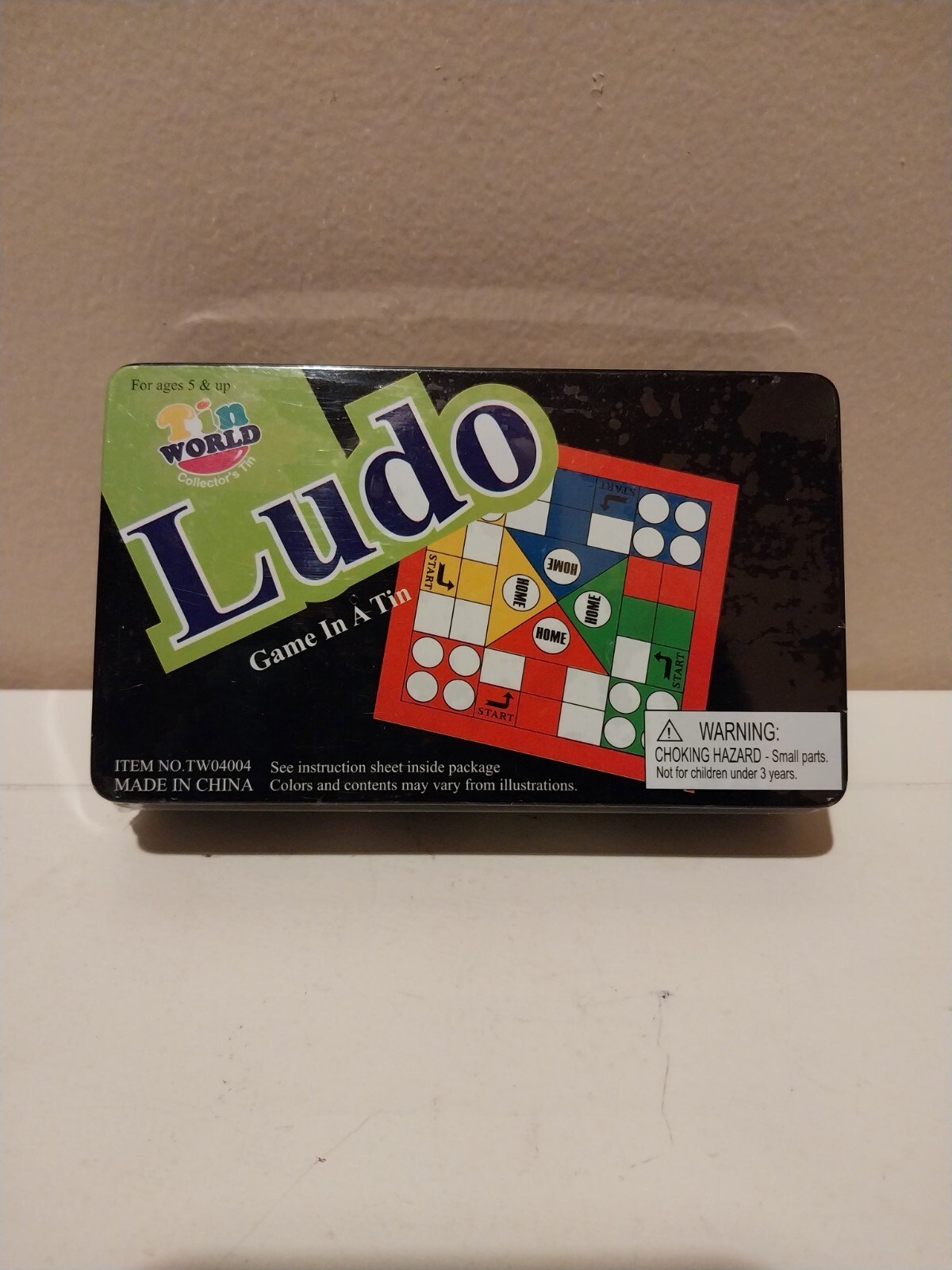 Ludo Game In A Tin Sealed Brand New