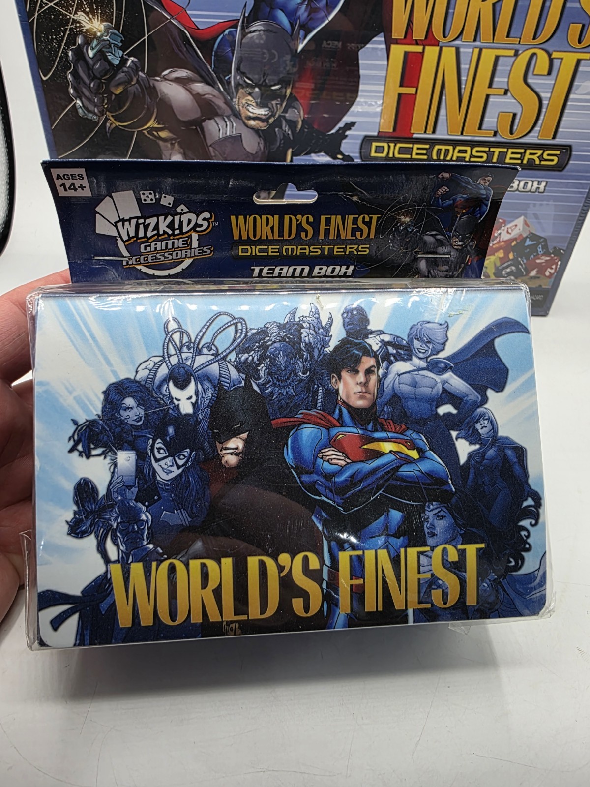 Dice Masters World’s Finest Collector’s Box & Team Box WizKids DC Comics Sealed