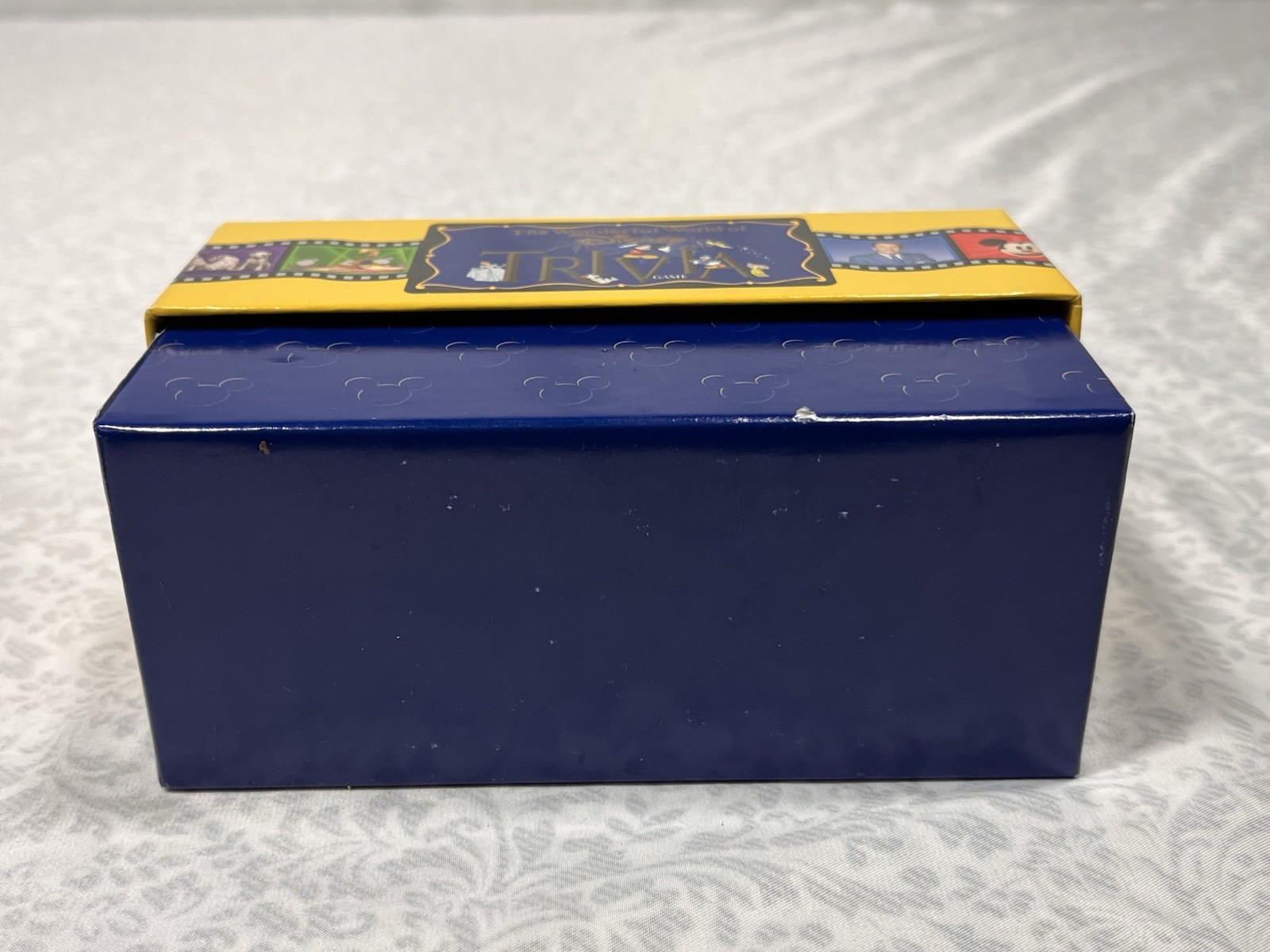 Wonderful World of Disney Trivia Game COMPLETE Gold Tin Mattel Vintage