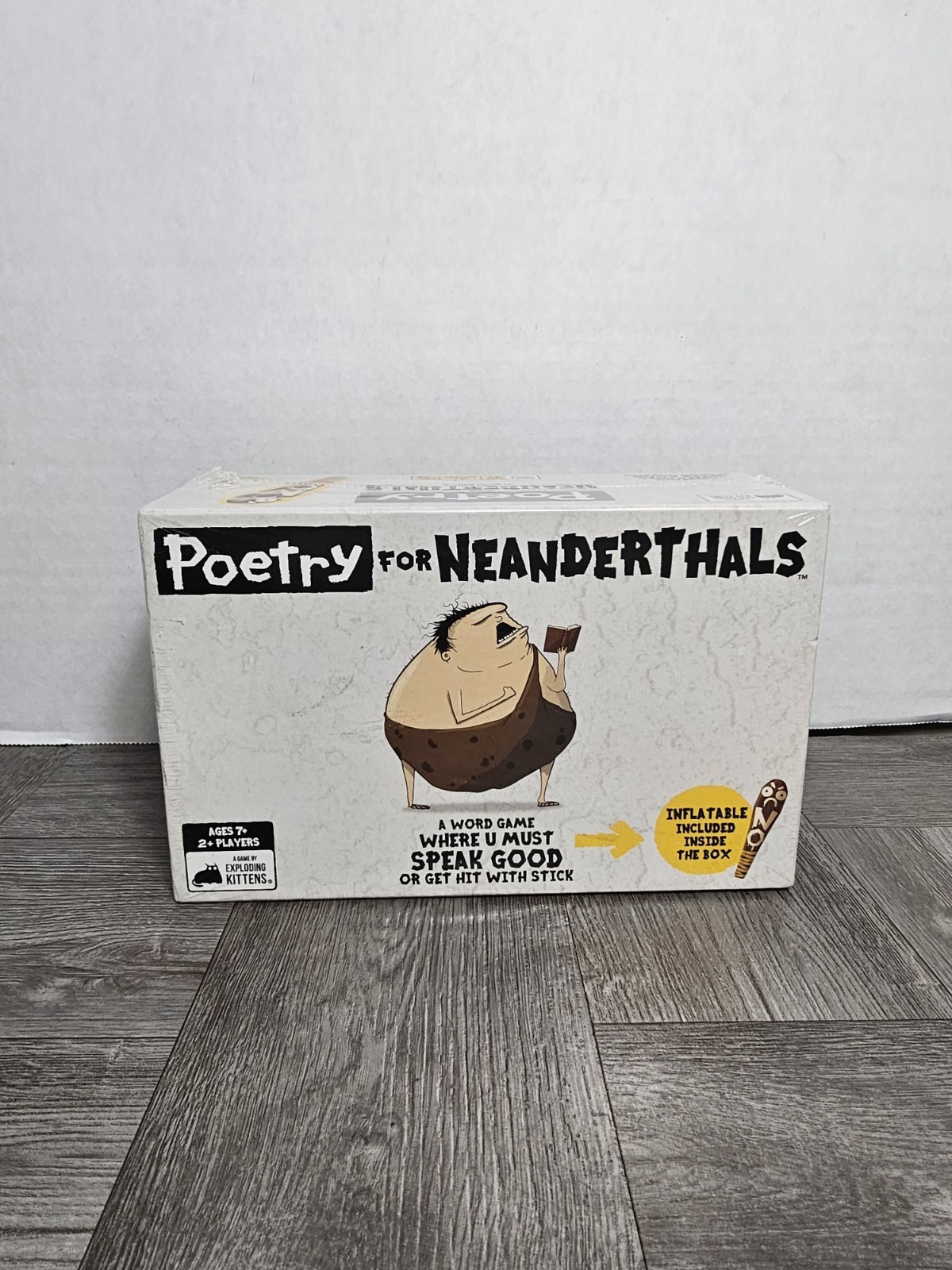 A Game By “Exploding Kittens” Poetry for Neanderthals – Original – SEALED