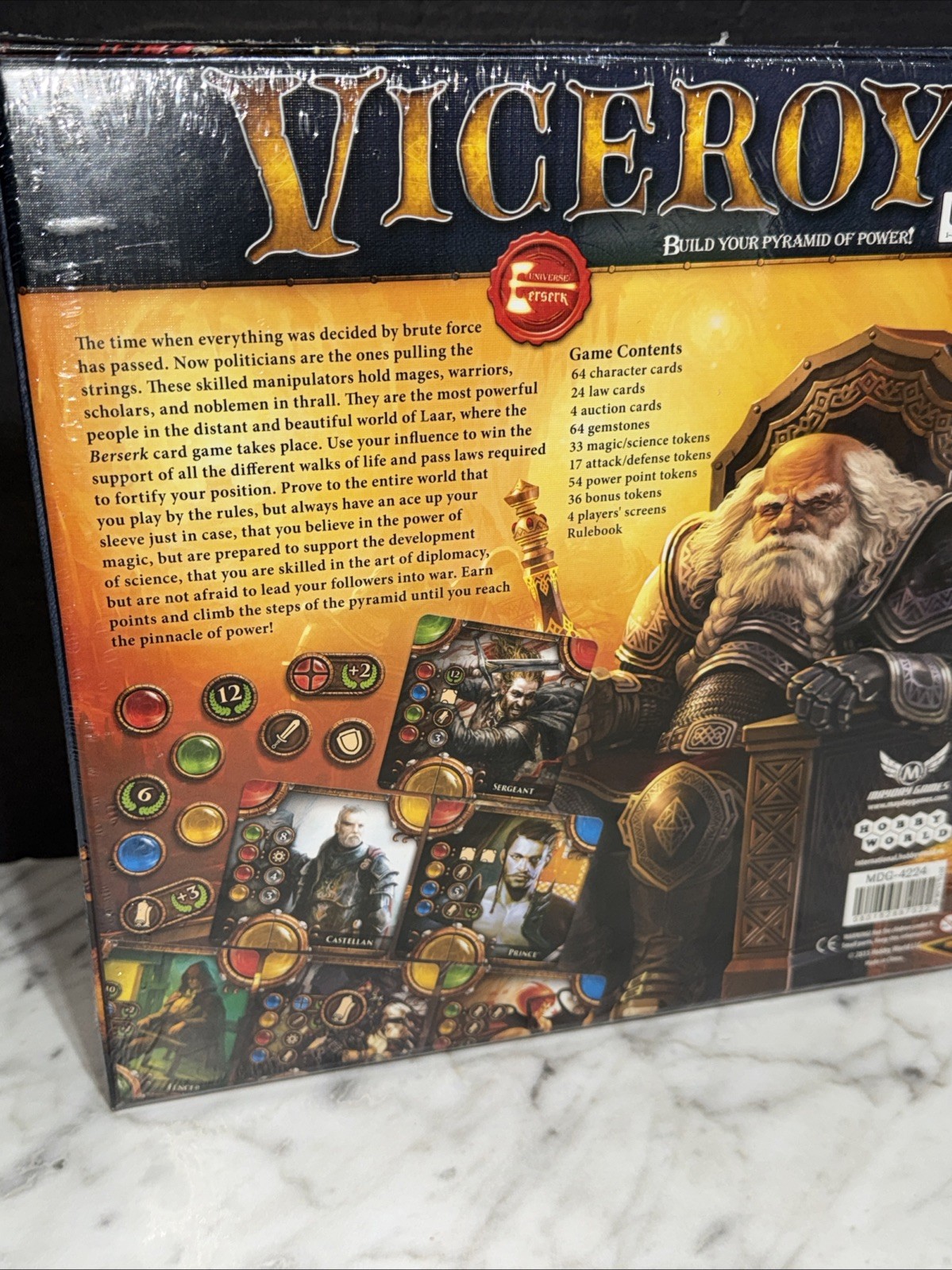 VICEROY 2015 Game board by Mayday Games. New and factory sealed.