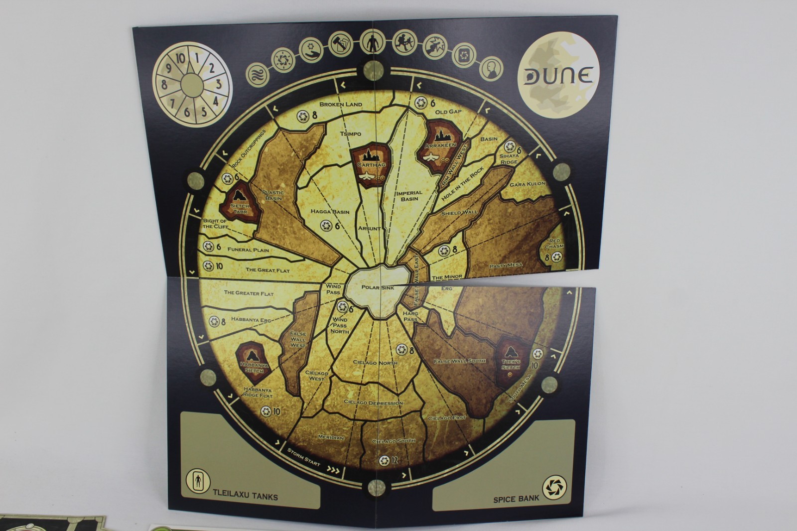 Dune Spice Must Flow Conquest Board Game Gale Force Nine 2019 * New Open Box