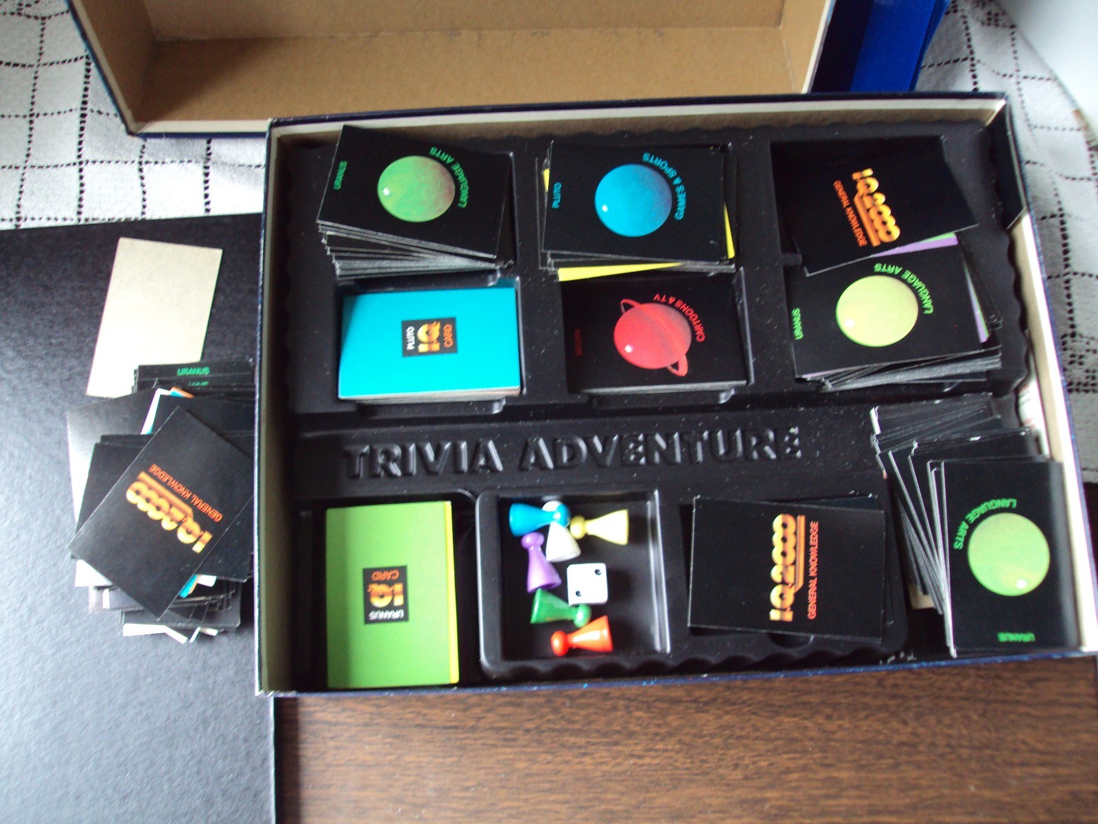 Pressman Board Game Trivia Adventure Quiz #2000 Vintage 1983 Made USA Used