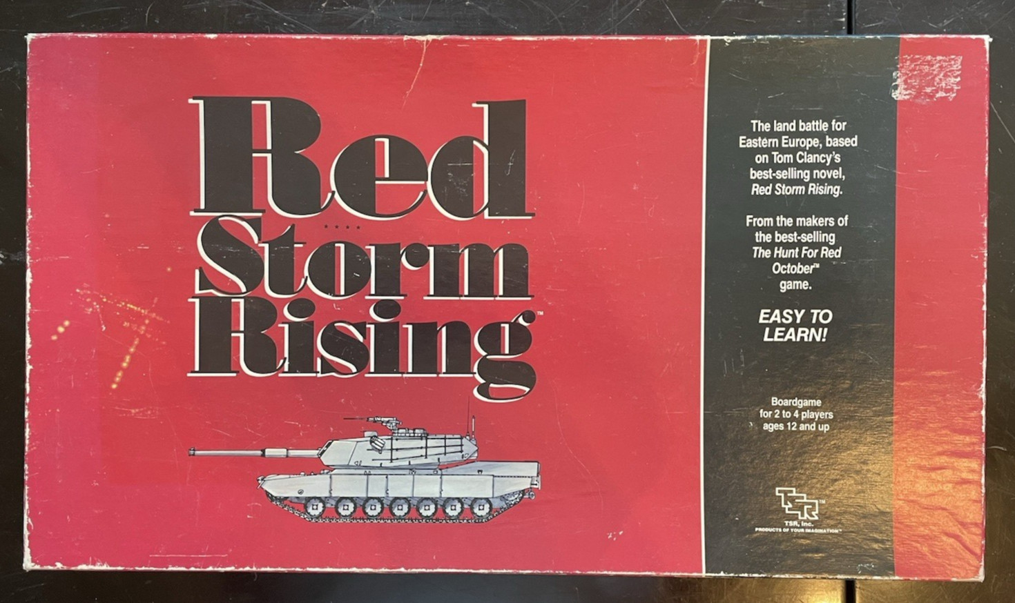 TSR Red Storm Rising Board Game 1989 Tom Clancy UNPUNCHED 100% Complete NM