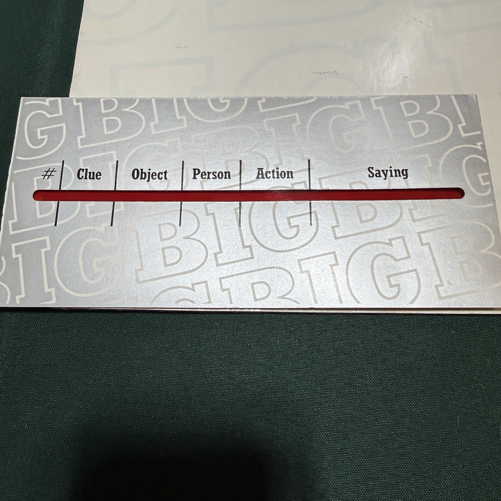 THE BIG PICTURE GAME Sketching Game with Room to Draw #700 TDC Games – Complete