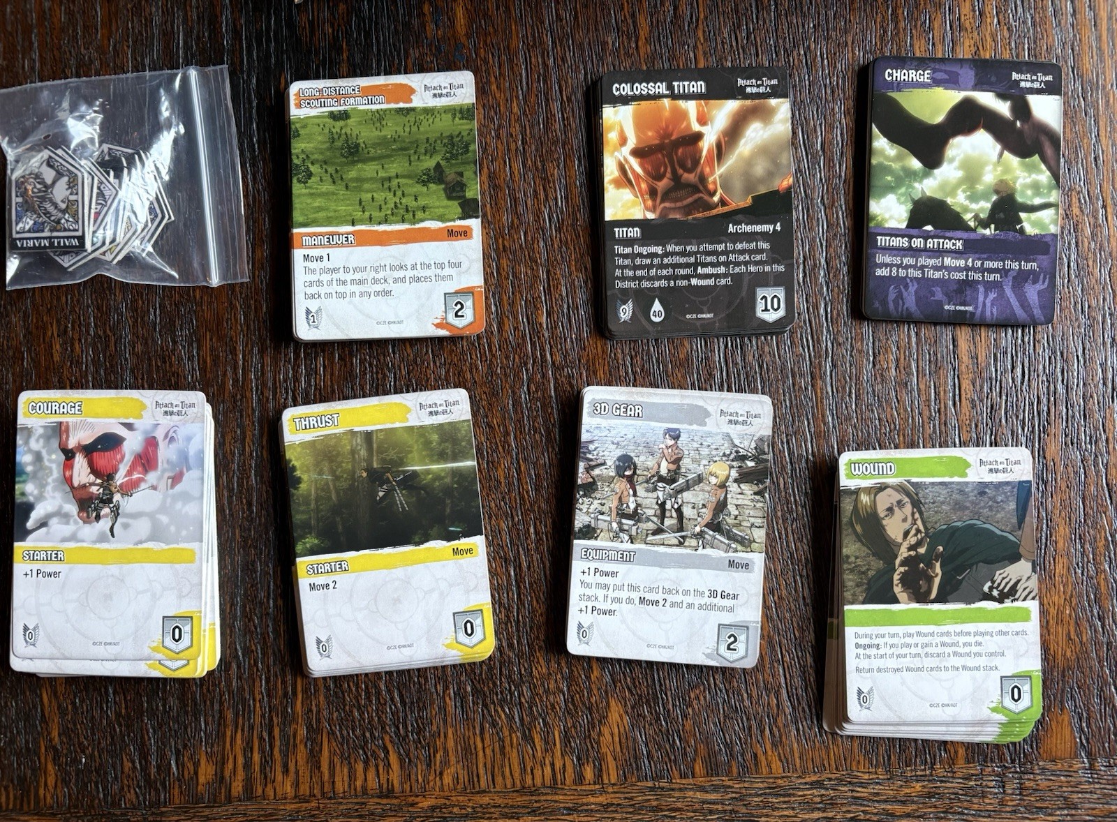 Attack on Titan Deck Building Game Cryptozoic Anime Card Game *Read Description
