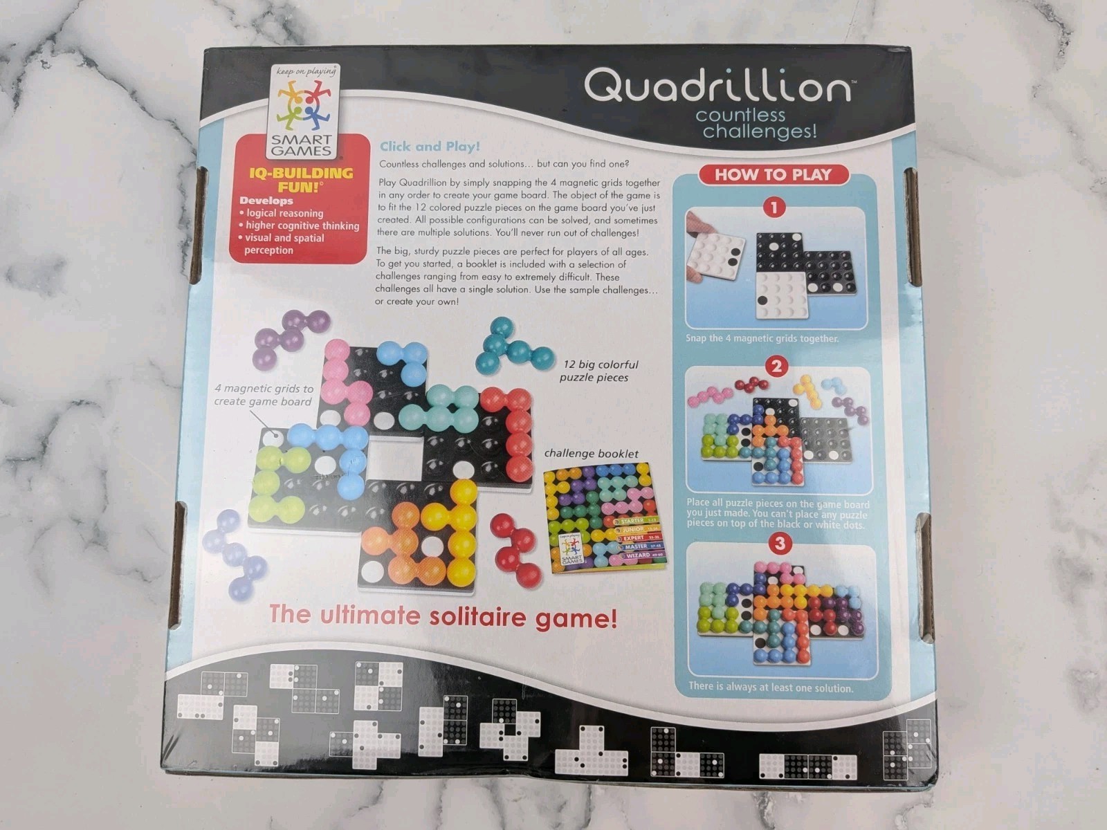 Quadrillion Puzzle Game Smart Games New / Sealed