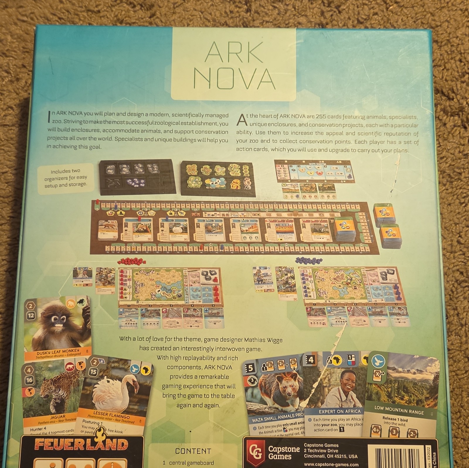 Ark Nova Plus Expansion With Folded Space Insert
