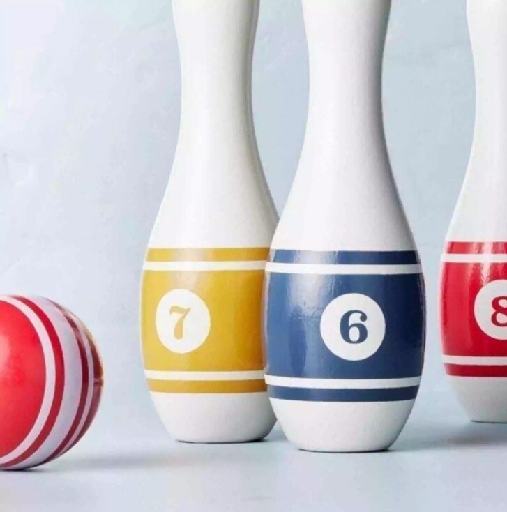 Hearth and Hand Lawn Bowling Set 12 PC with Magnolia