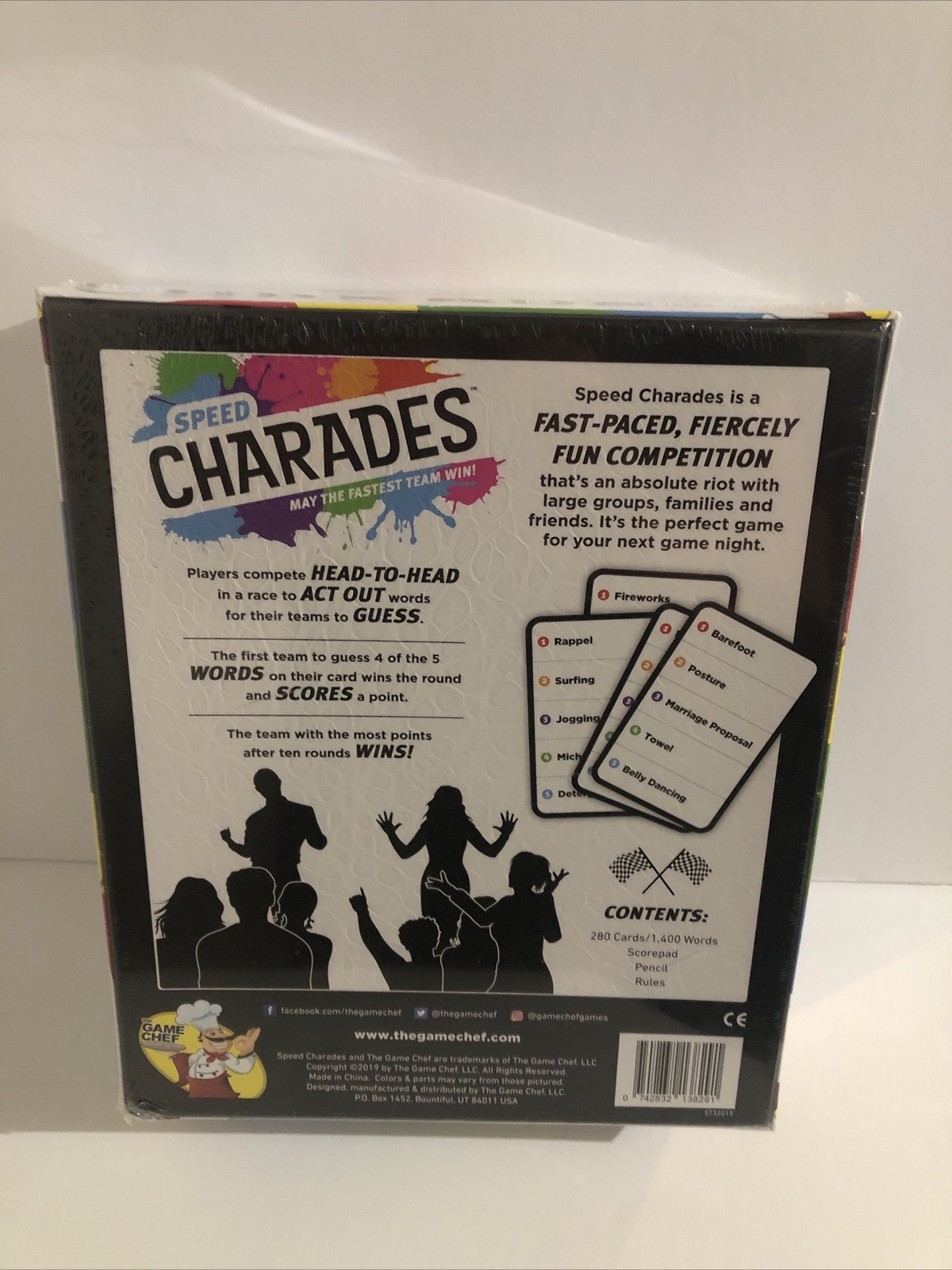Speed Charades Fast Paced Family Party Game Board Age 13+ BRAND NEW SEALED