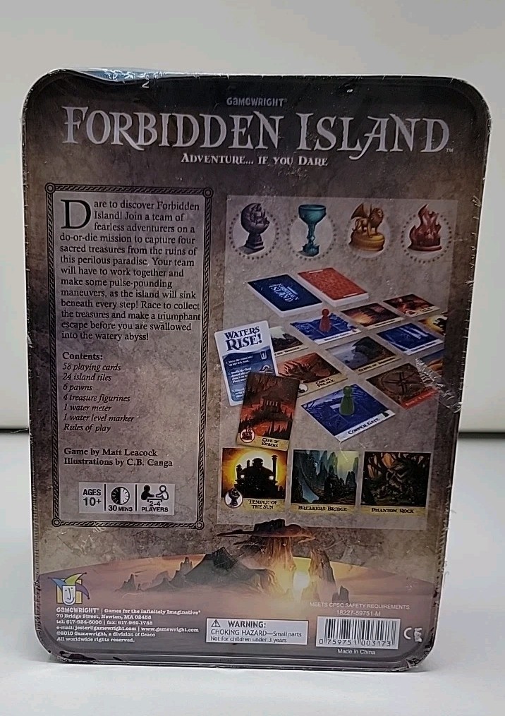 Gamewright Forbidden Island Board Game -* A Men’s Select Award Winner*