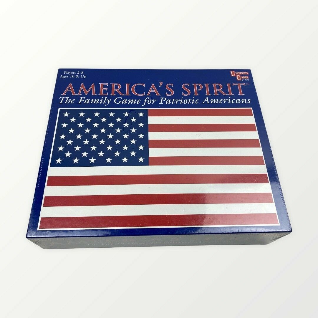 Americas Spirit Game Family Game University Games Patriotic 2001 NEW