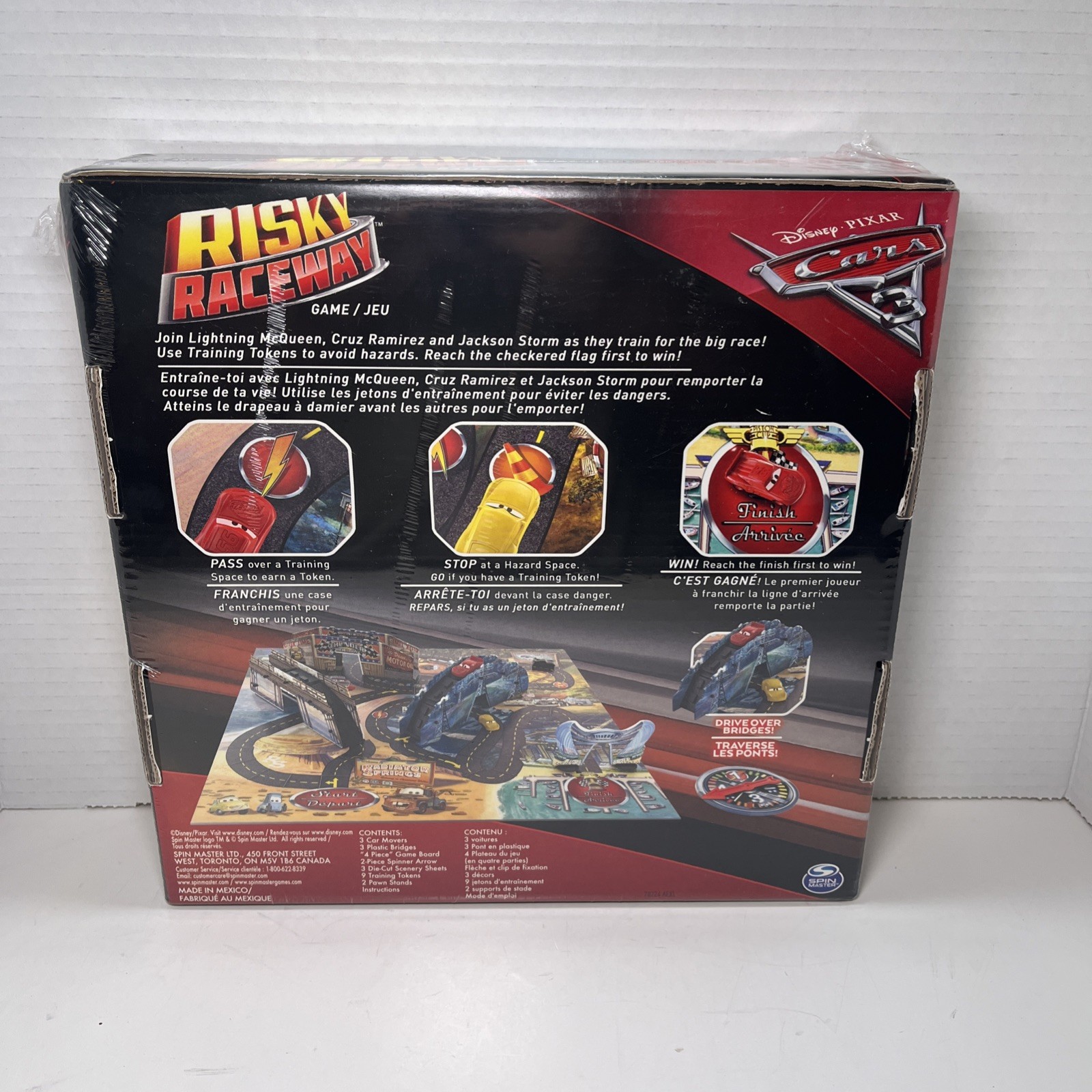 Disney Pixar Cars 3 “Risky Raceway” Board Game – Lightning McQueen – SEALED