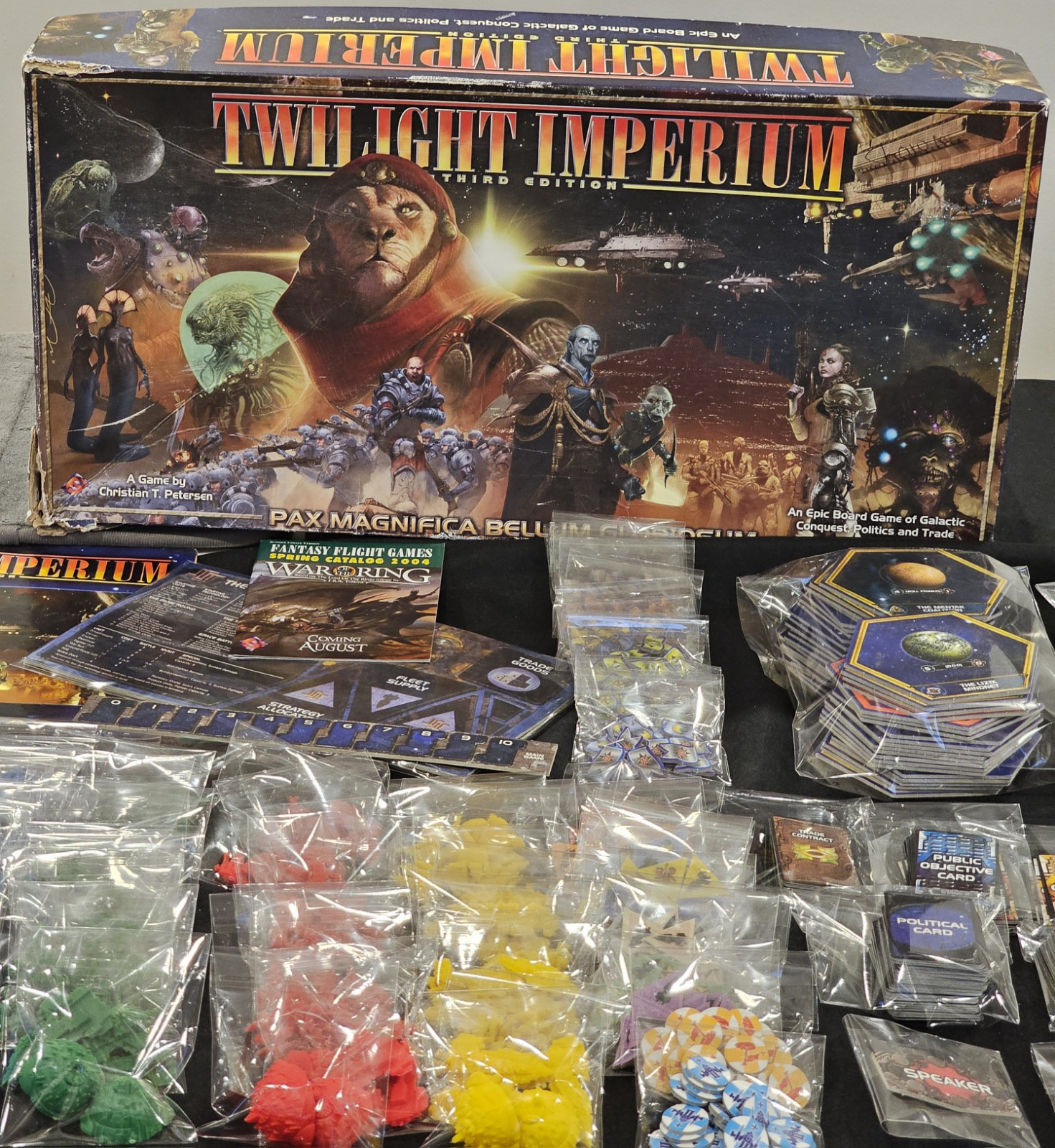 TWILIGHT IMPERIUM FFG Board Games Game Sci-Fi Galactic 3rd Ed Fantasy pre-owned