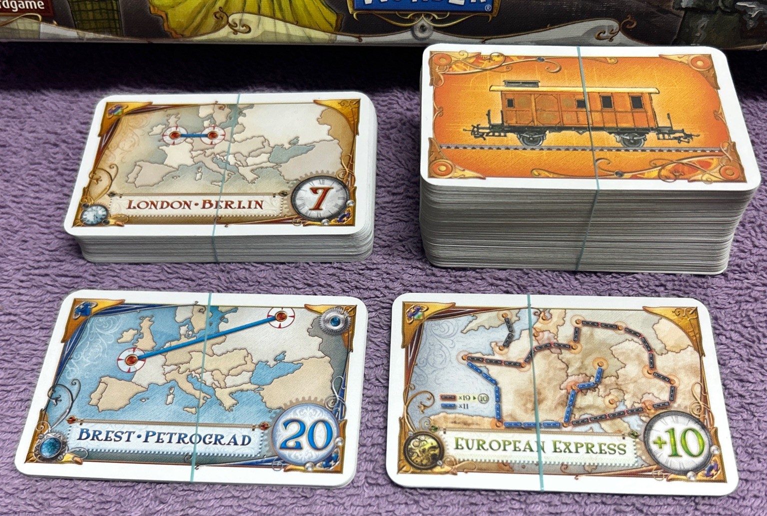 Ticket to Ride Europe Board Game | Alan R. Moon Days of Wonder | NEW Open Box