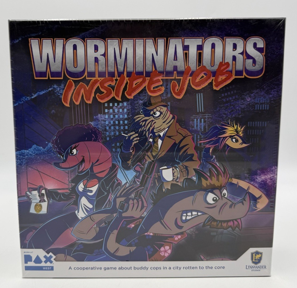 Worminators Inside Job Board Game 1-4 Players Ages 14+ ~ Sealed