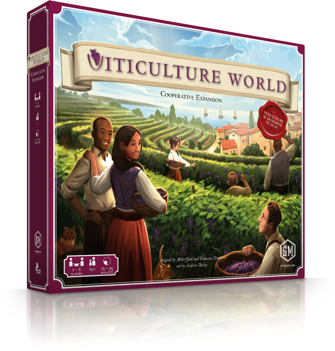 Viticulture – World: Stonemaier Games Board Games Dent & Ding