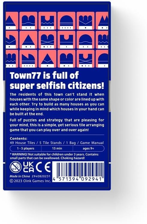 Town 77 Tile Matching Game Oink Games Family Small Fast Solo Puzzle Town77