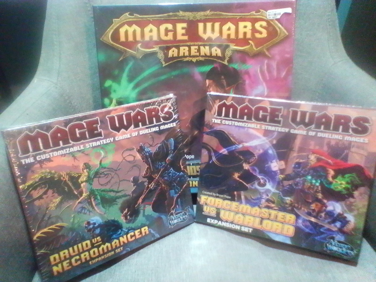 🔥 SET ForceMaster vs Warlord Mage Wars Arena & Two Expansion Sets 🔥