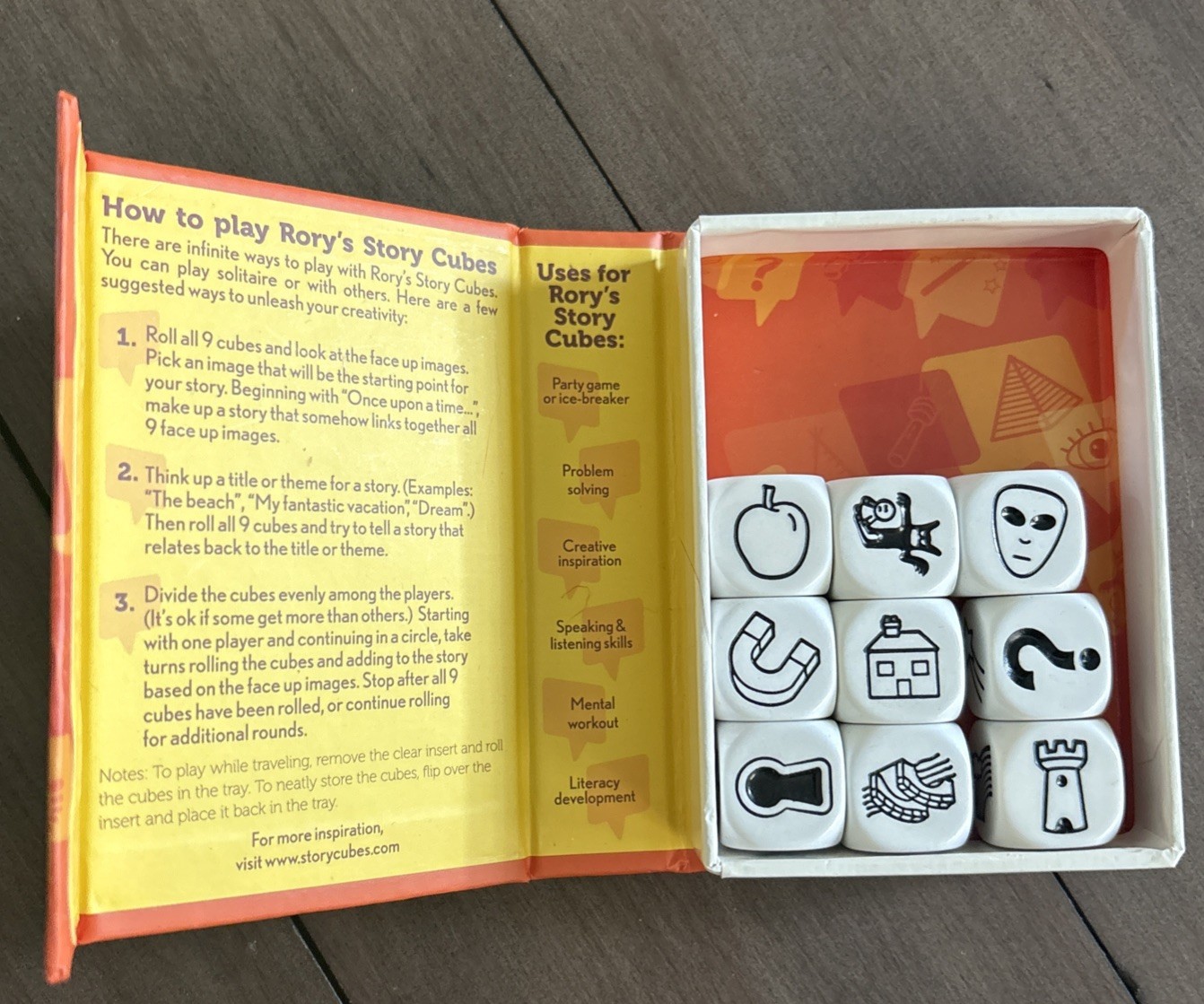 Rory’s Story Cubes Classic, Actions, Voyages Bundle Dice Game Gamewright