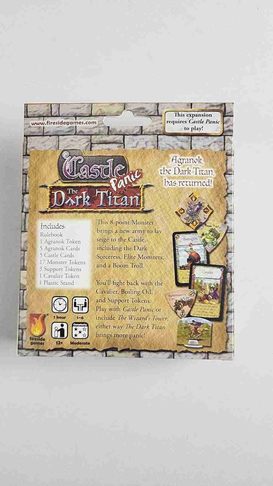 Castle Panic The Dark Titan Expansion – New In Box
