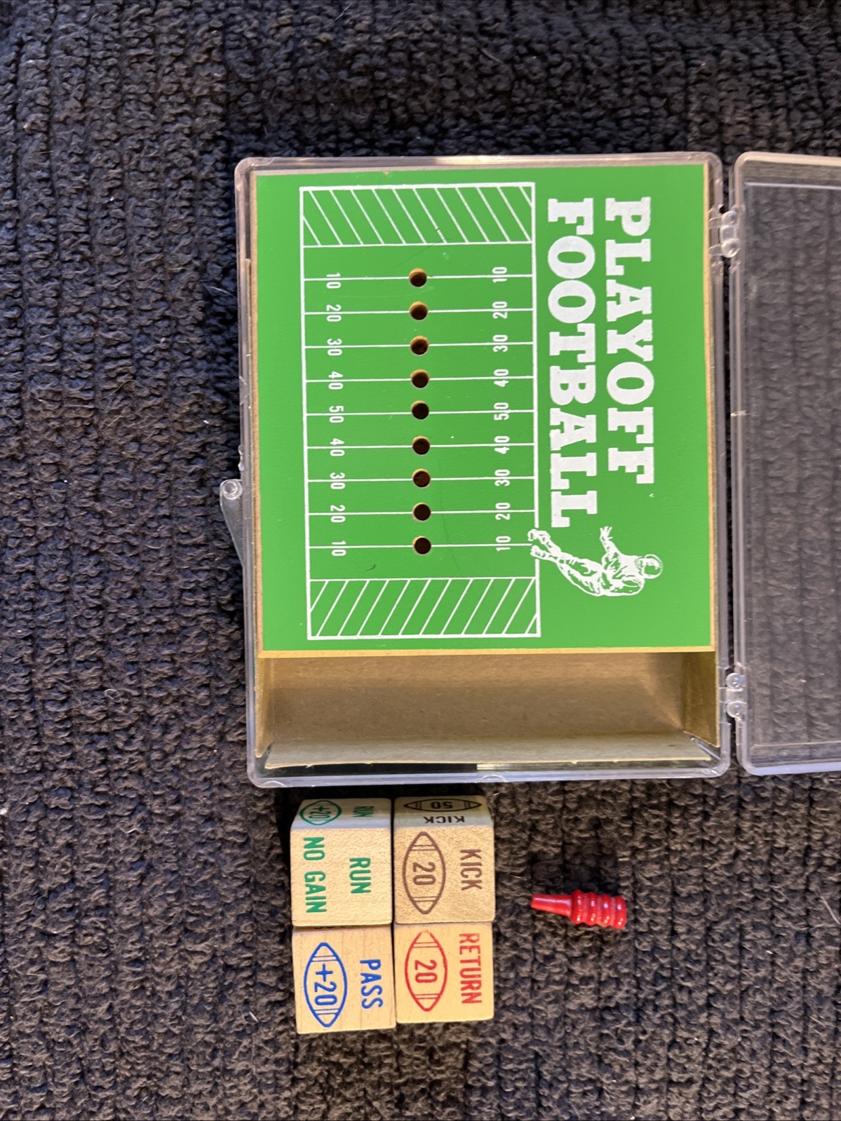 Vintage Crestline Playoff Football Dice Game 1970s Tabletop Toy