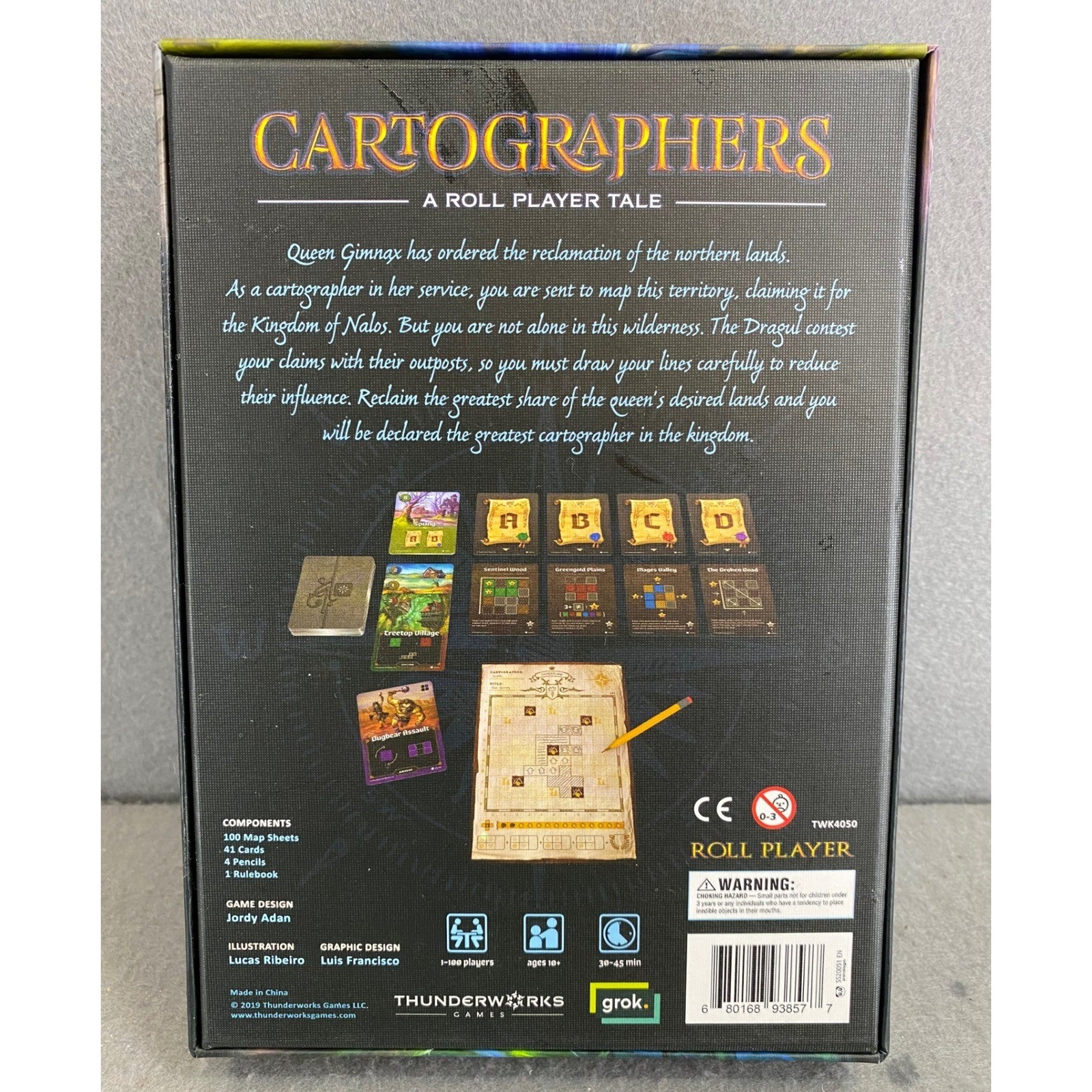 Cartographers A Roll Player Board Game Thunderworks Games Jordy Adan Fantasy