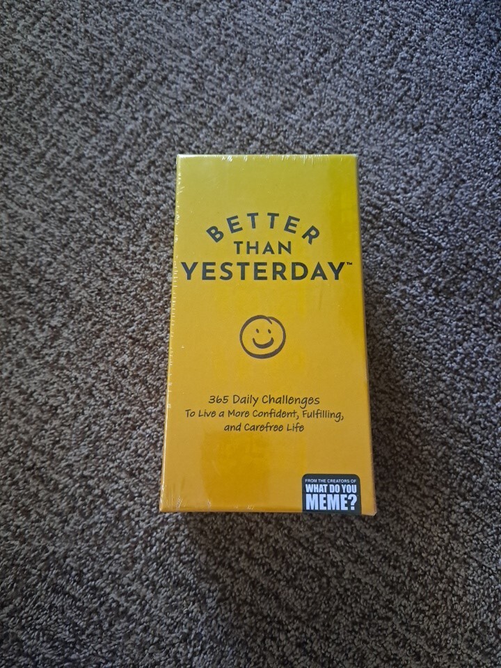 NEW Better Than Yesterday 365 Daily Challenges Life Fulfilling Game Sealed