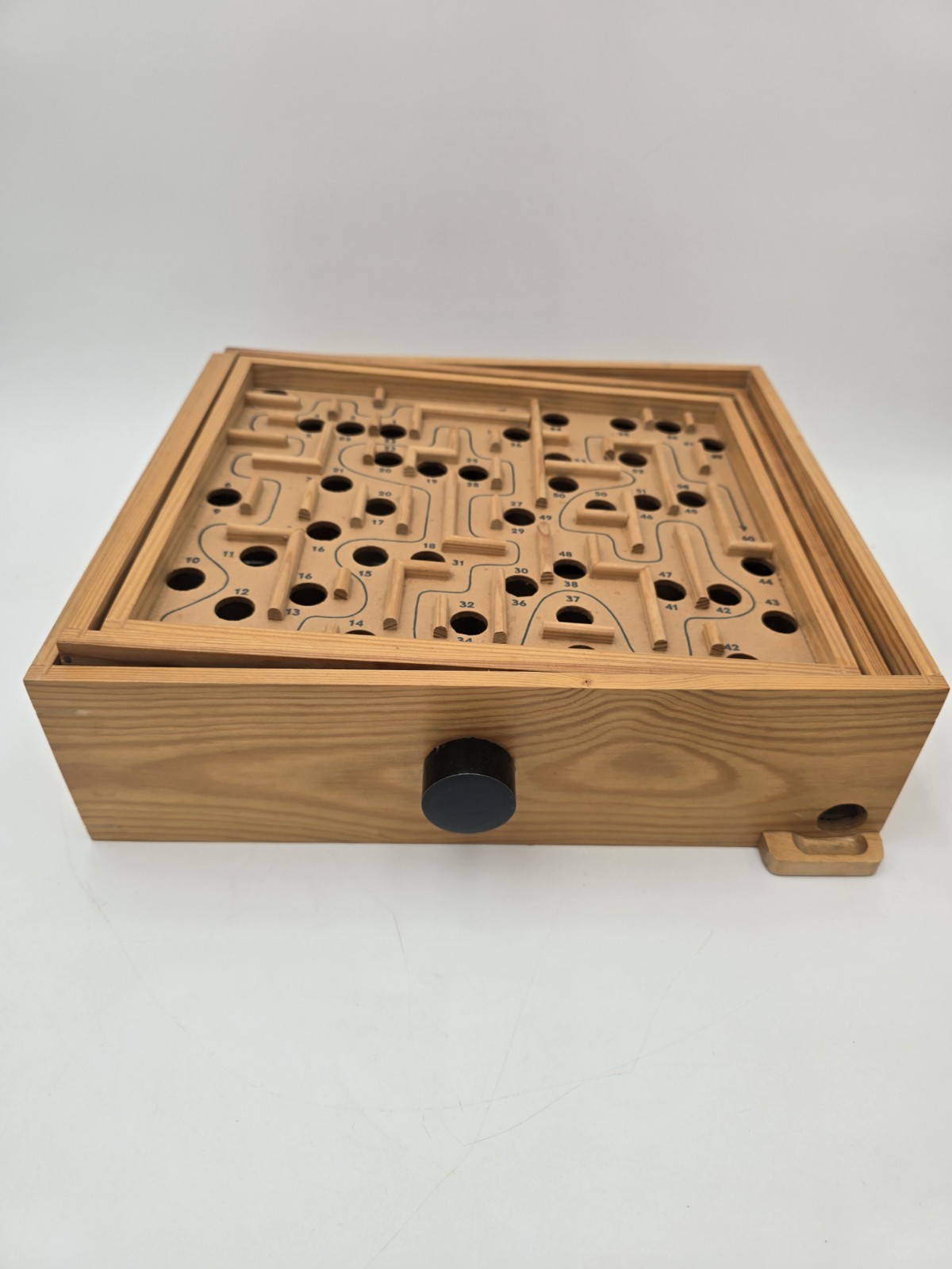 Vintage BRIO Labyrinth Wood Maze Game in Original Box – 1950s – #18376 – SWEDEN