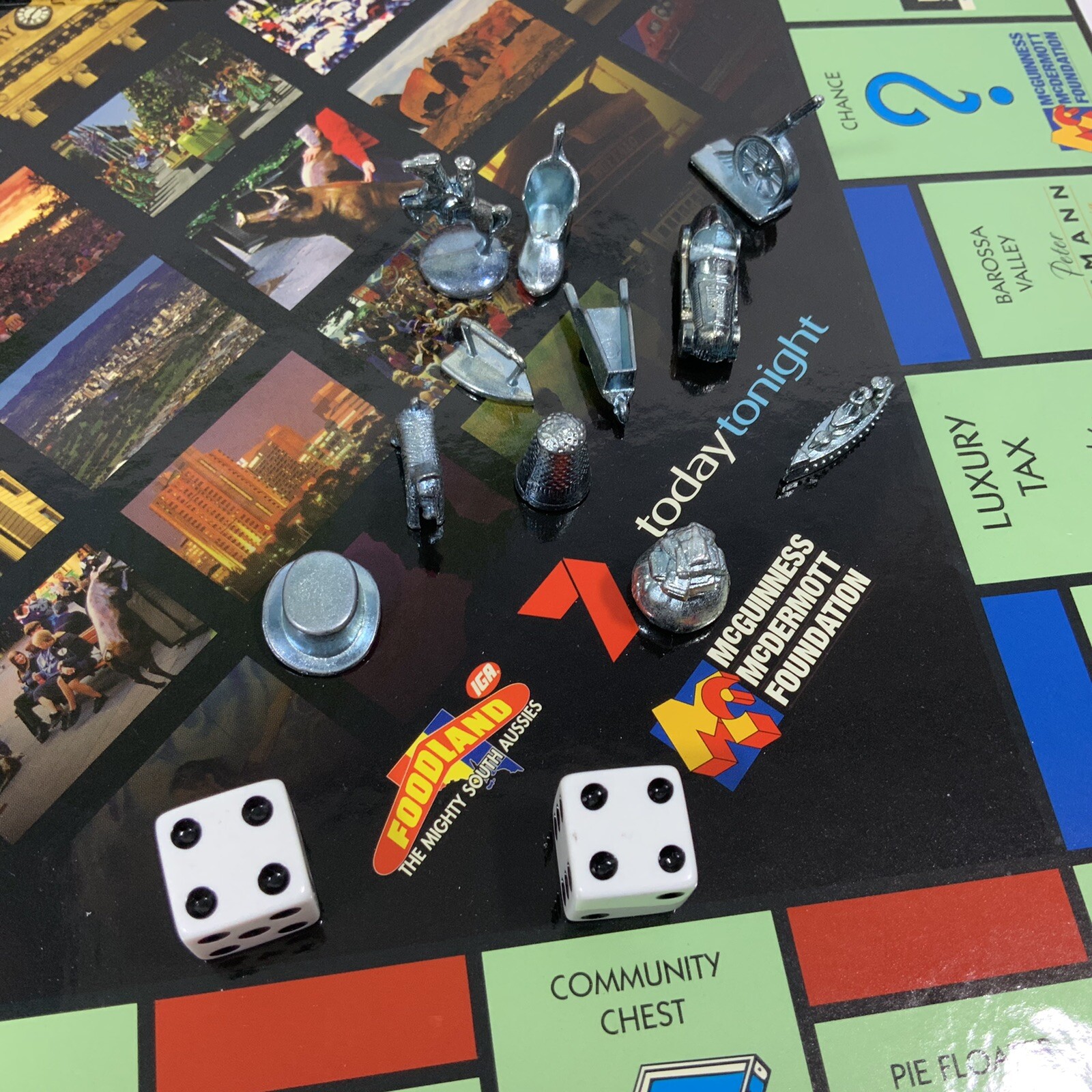 Monopoly Icons of South Australia Charity Ed. McGuinness McDermott 2008 Complete