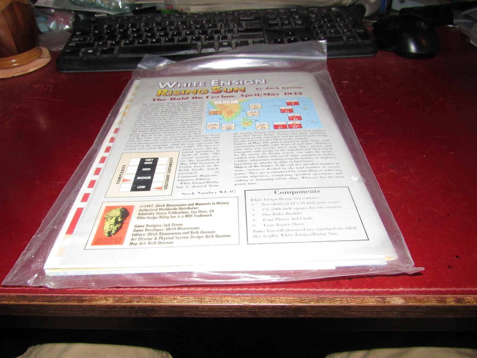Moments in History: White Ensign / Rising Sun: Unpunched