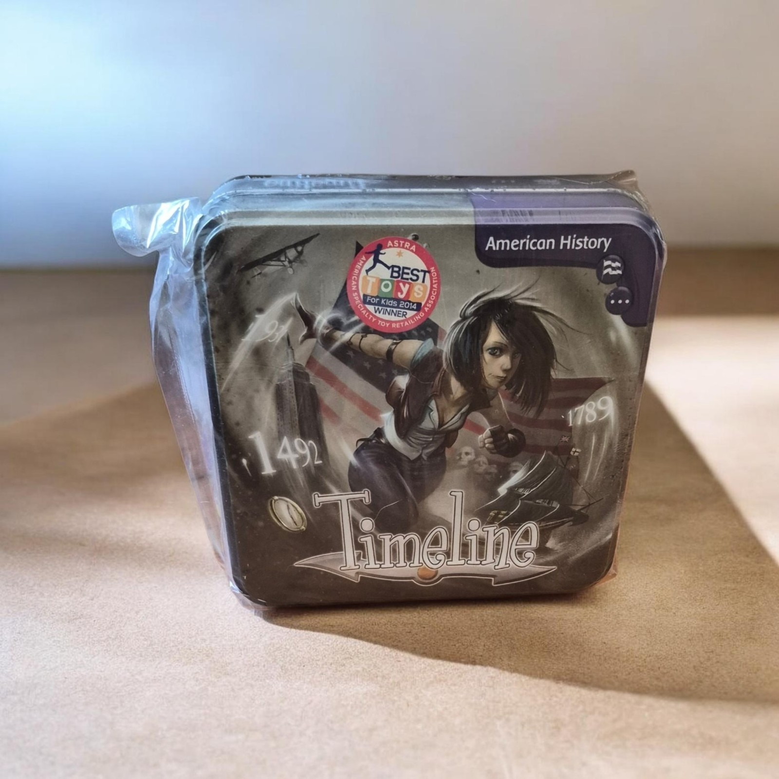 Timeline American History Card Game Tin Edition Asmodee Family Game (10)
