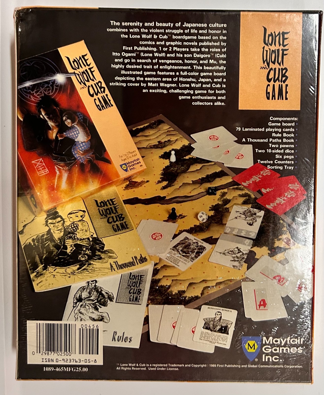 Mayfair Games Lone Wolf and Cub Board Game Vintage New