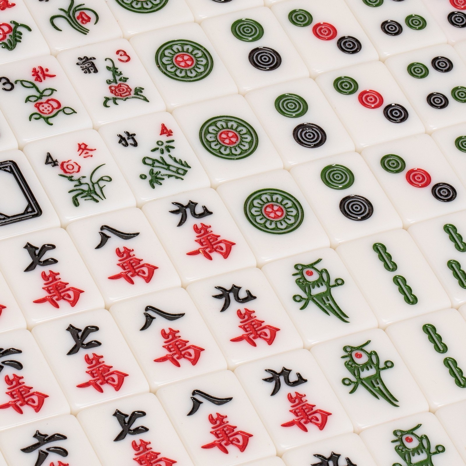 Yellow Mountain Imports Champion-Size Chinese Mahjong Set -146 Large Melamine…