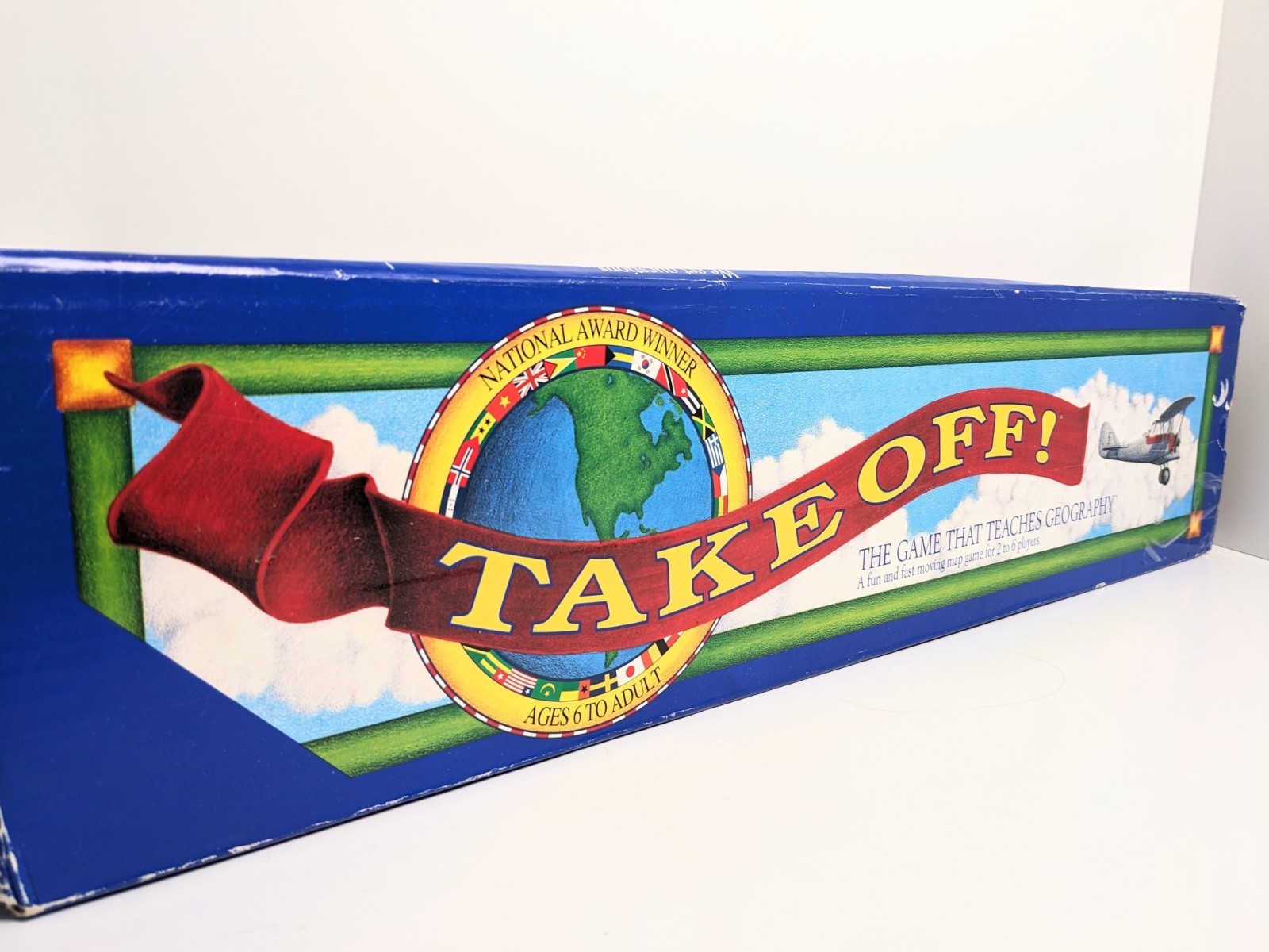 Take Off Kids Board Game Complete 1997 Educational Homeschool World Geography