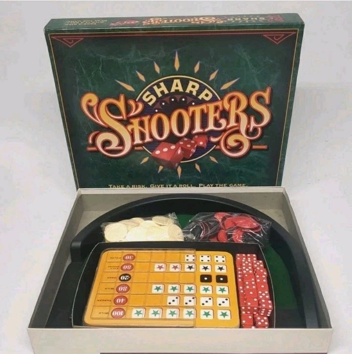 Vintage 1994 Milton Bradley Sharp Shooters Game. Complete! Super Clean!