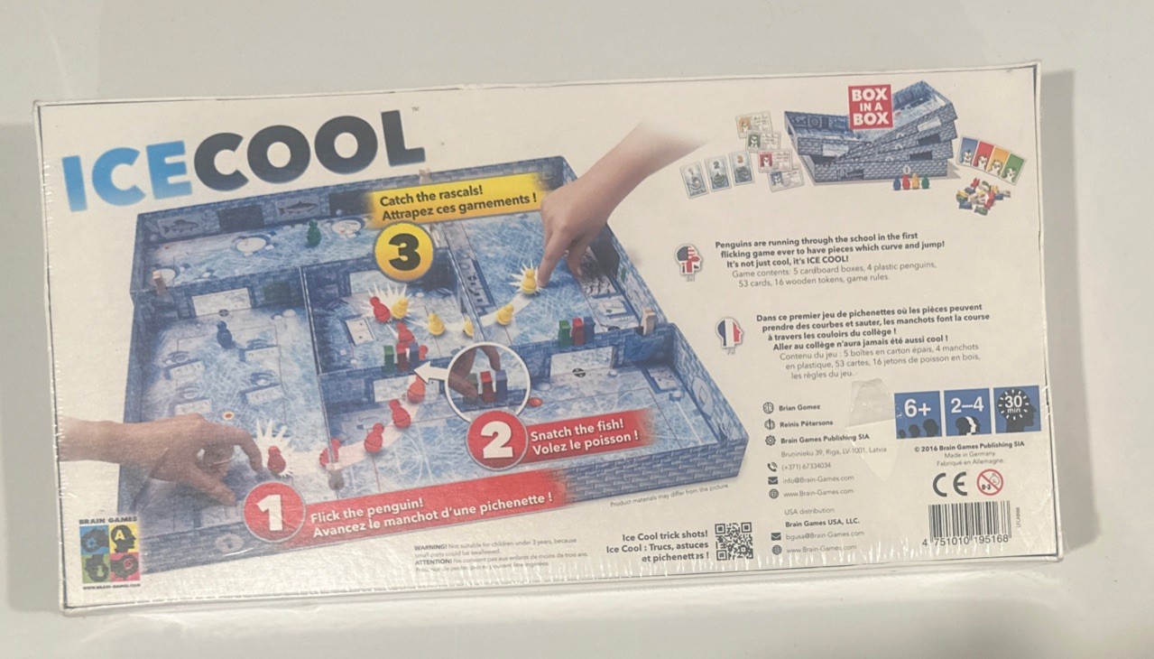 Brain Games BGP5168 Ice Cool Flicking Action Game. Sealed