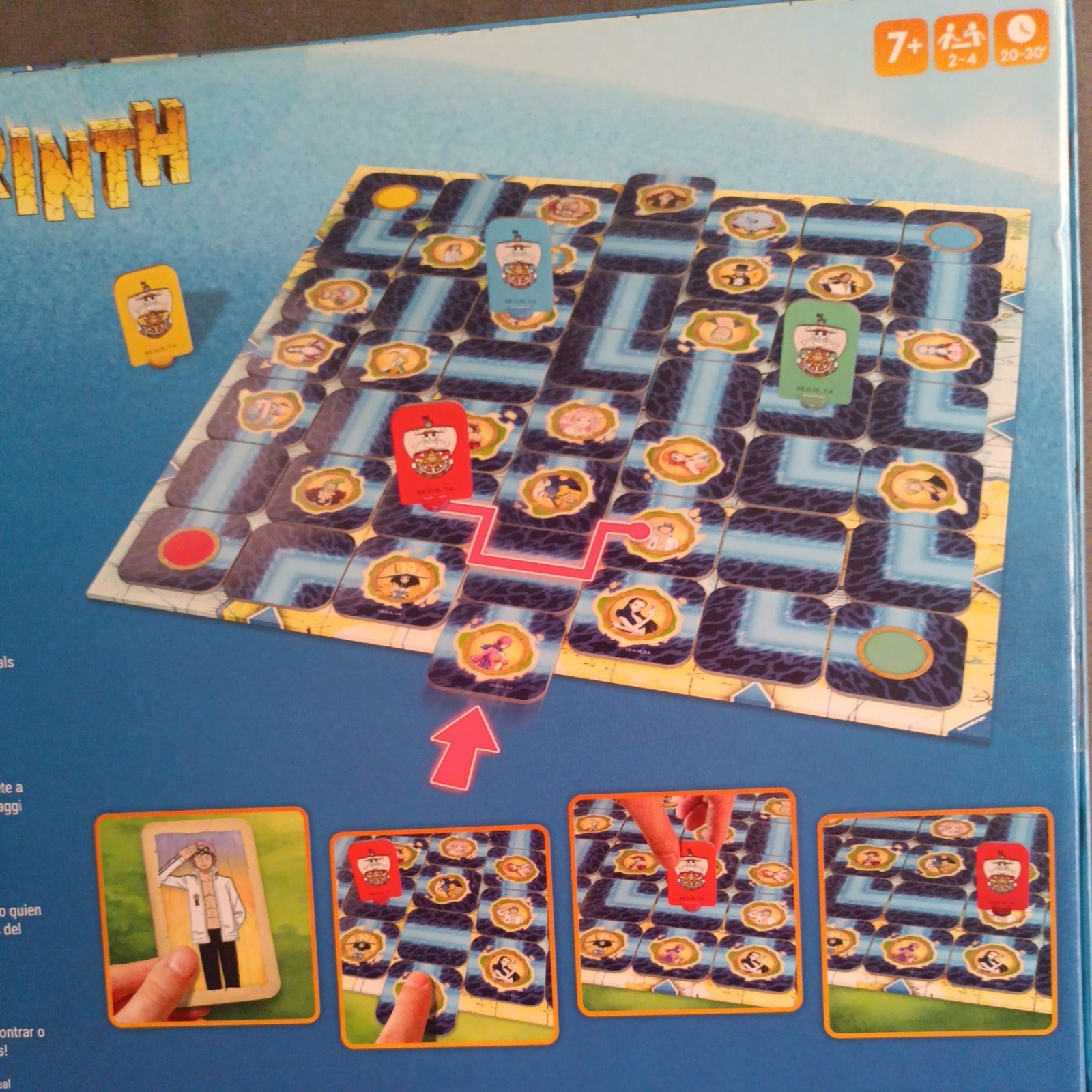 One Piece Labyrinth Board Game Toei Tabletop Games for 2-4 Players New