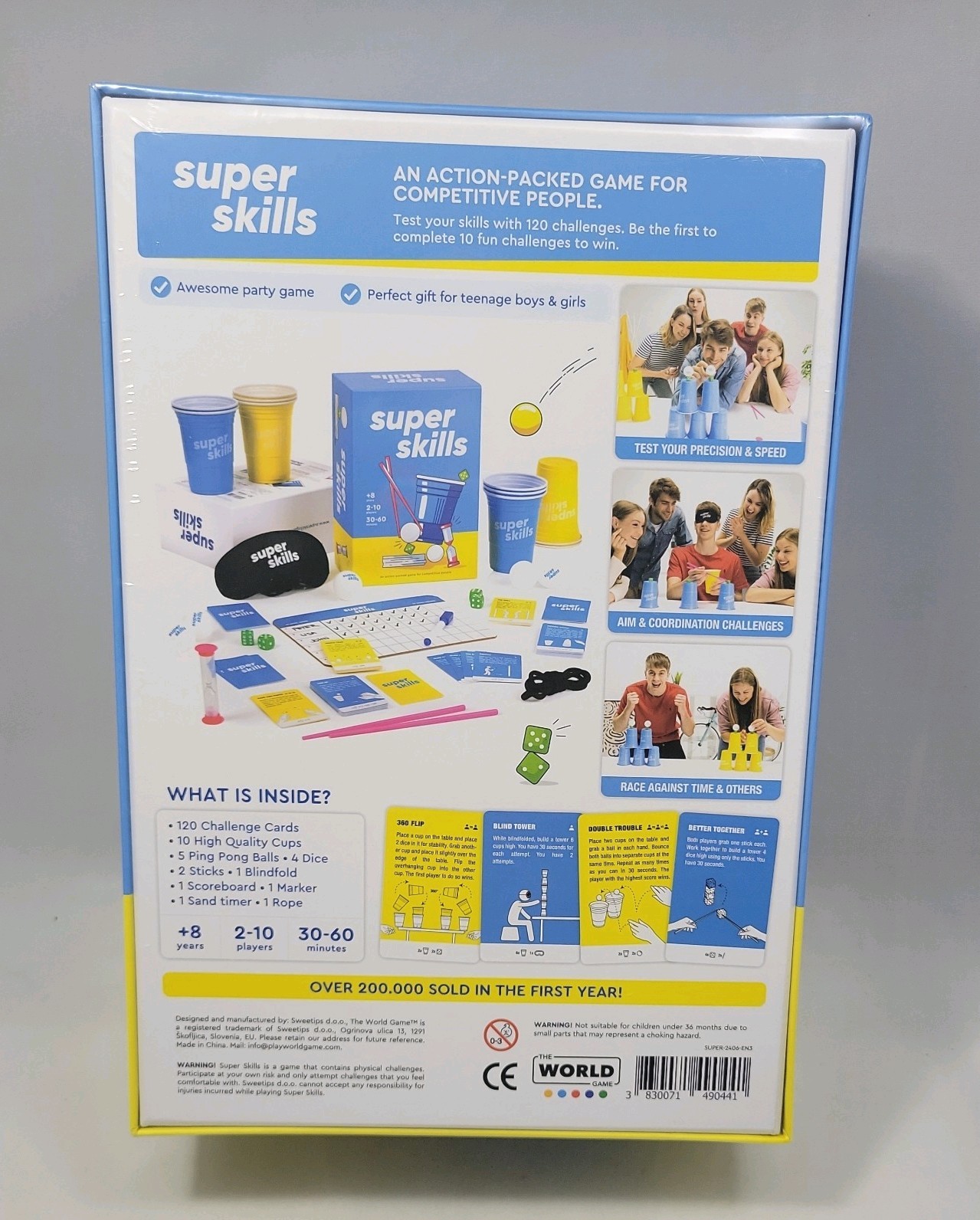 Super Skills Action Packed Game for Competitive People BRAND NEW SEALED BOX