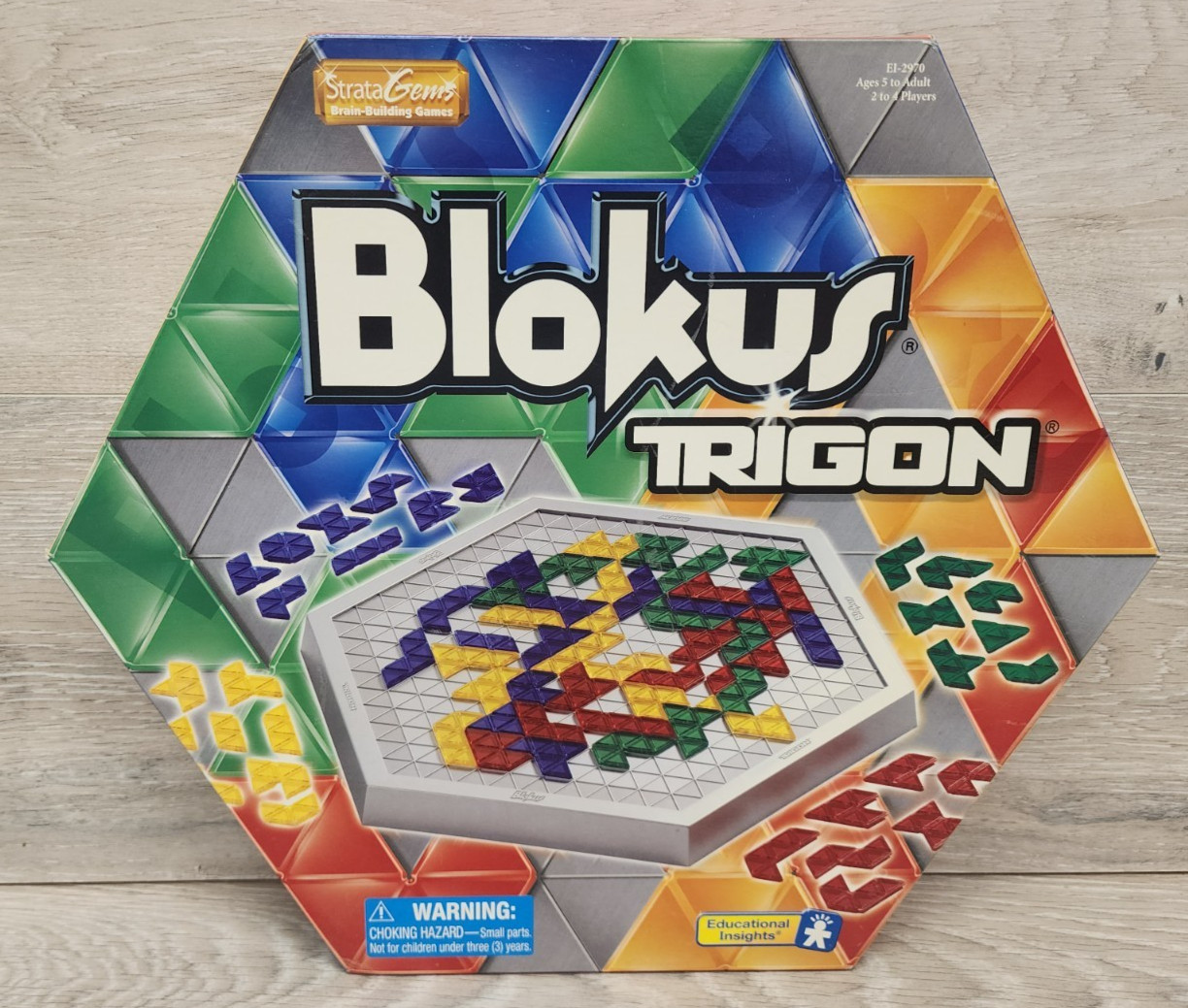 Blokus Trigon EI-2970 Board Game 2006 Educational Insights 100% Complete