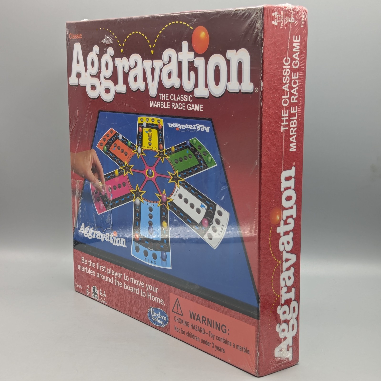 New Hasbro Aggravation The Classic Marble Race Board Game Ages 6+