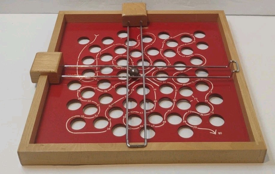 RARE Vintage 1971 Brio Of Sweden Fork-Labyrinth Board Game Gaffel-Labyrint