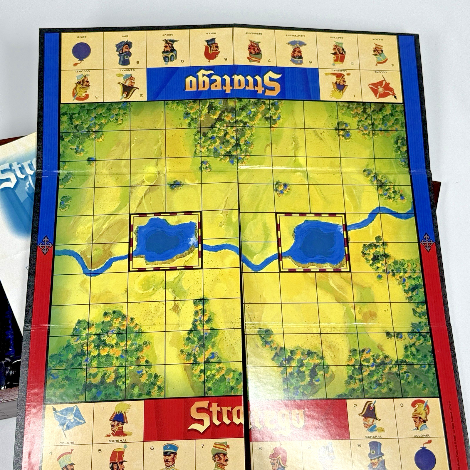 Stratego Vintage Collection Bookshelf Edition Wooden Box Complete MB 42752 VTG