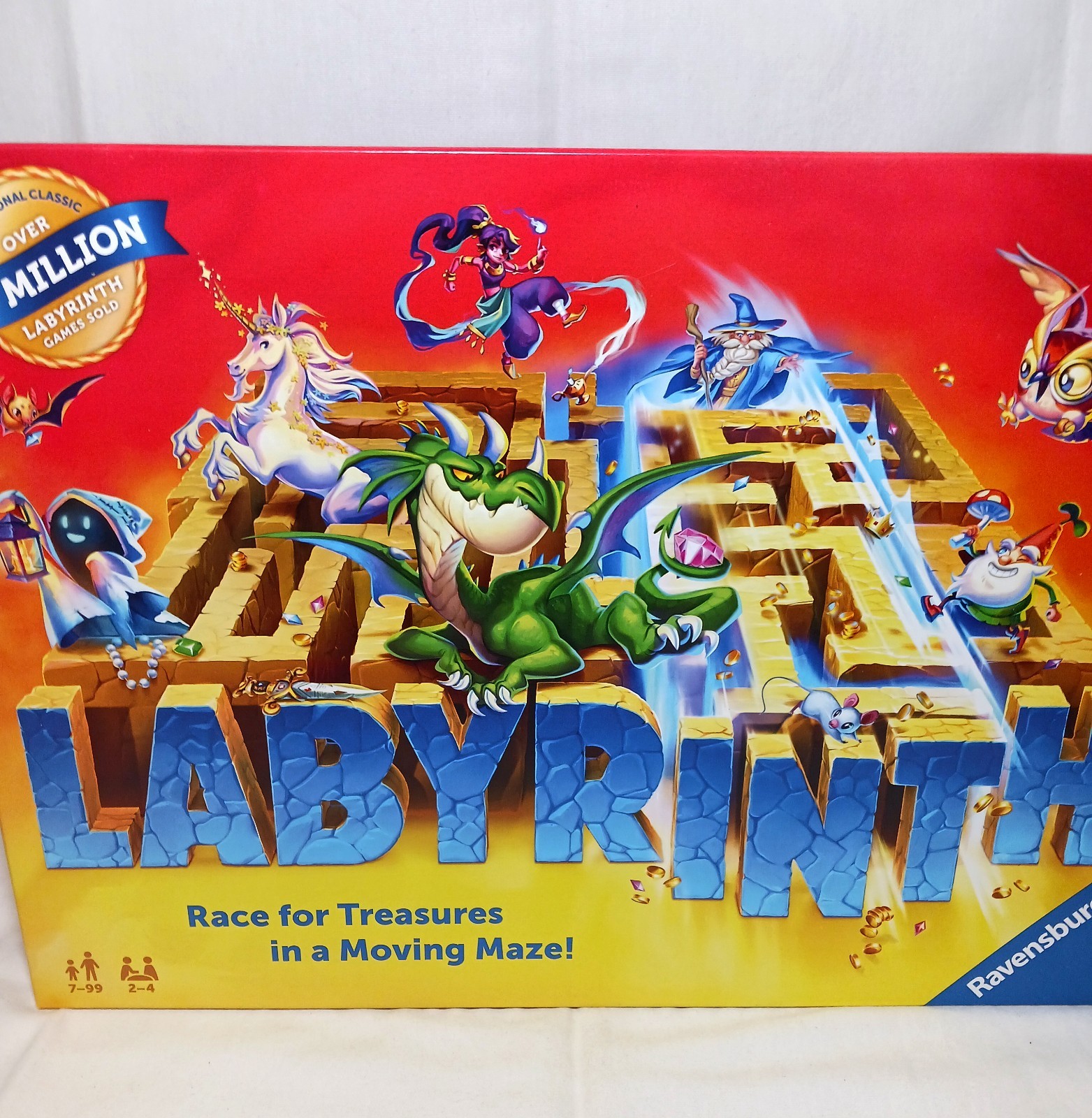 2007 NEW & SEALED Labyrinth Board Game Ravensburger Moving Maze Max J. Kobbert