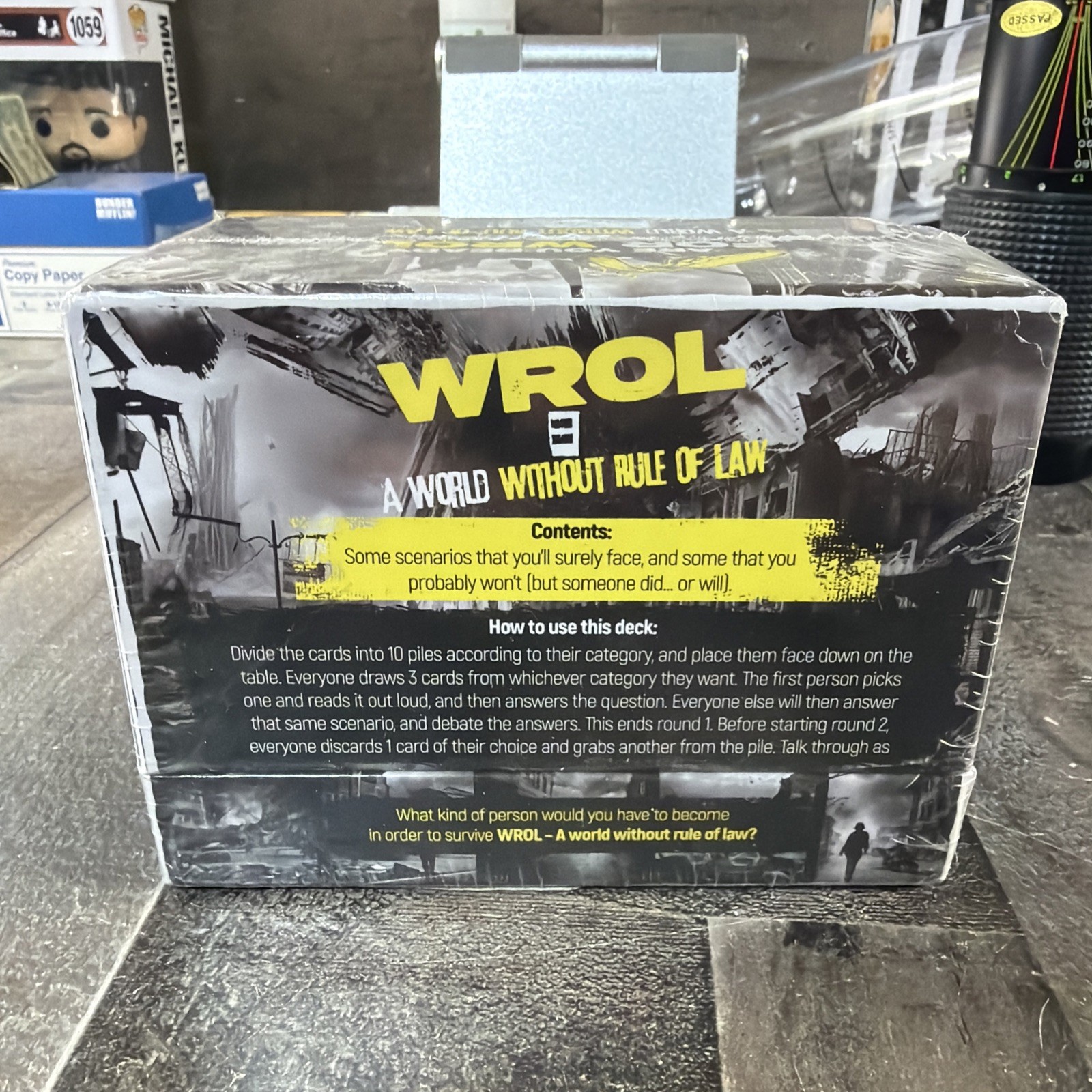 ARE YOU READY? FOR WROL Survival Mindset Training Card Game 300 Scenario Prepper